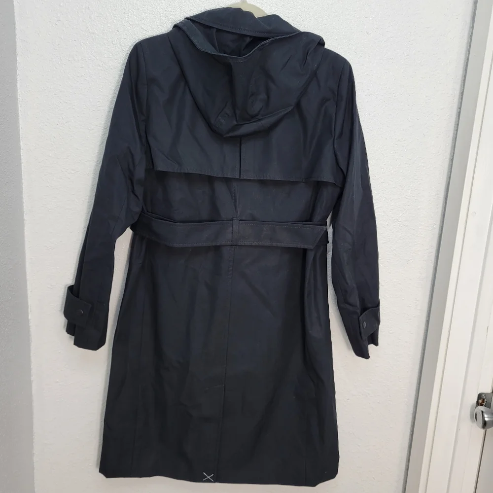 J Crew Icon trench coat BF456 Size 8 NWT Black
